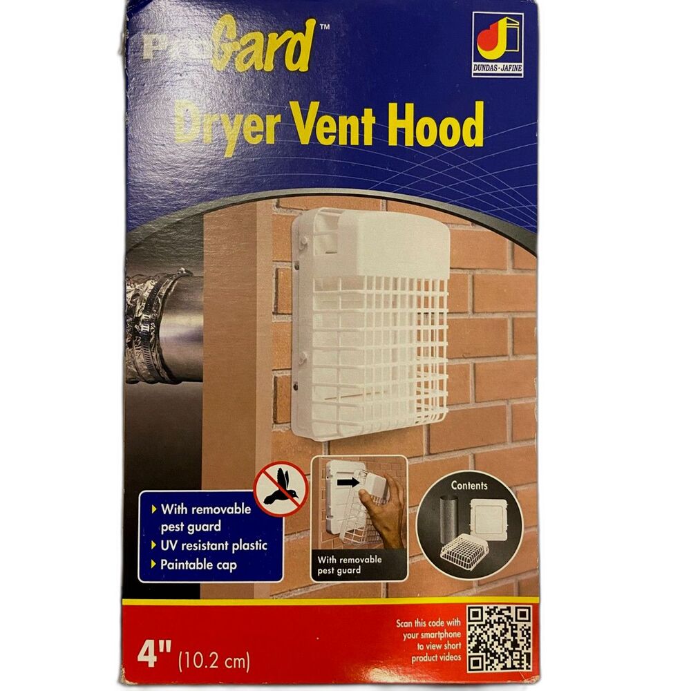 Dundas Jafine BPGH4WZW ProGard 4in White Exhaust Hood
